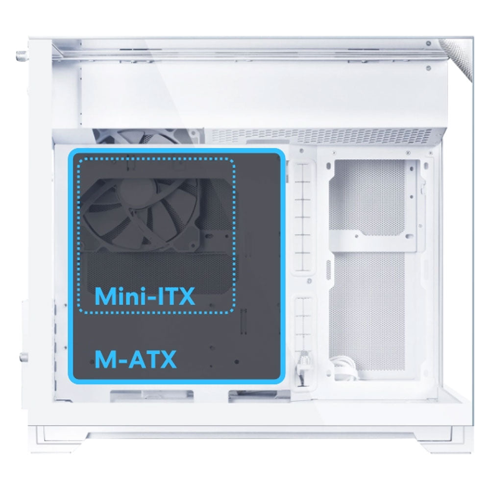 Lian Li O11 Vision M Micro Tower Case - Black