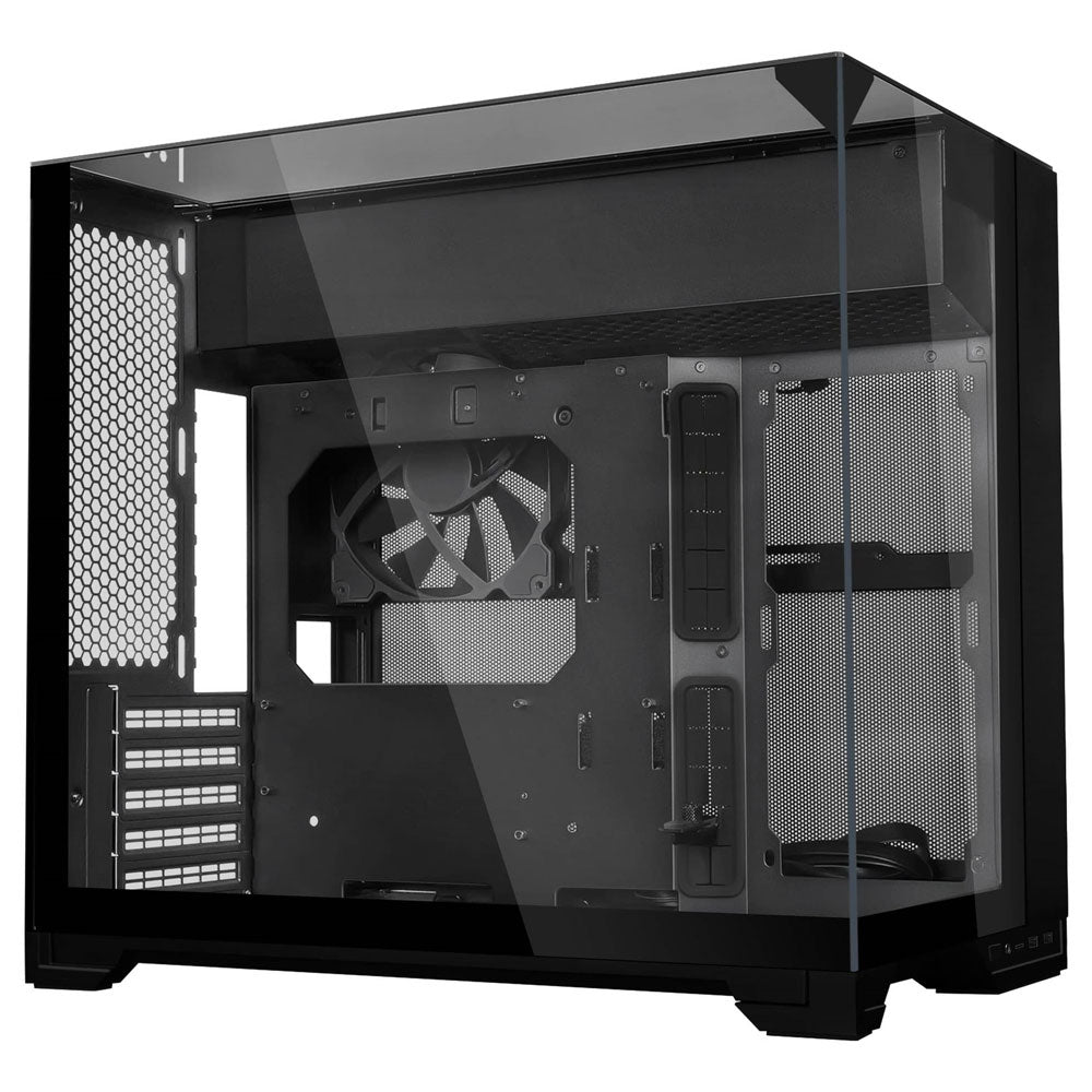 Lian Li O11 Vision M Micro Tower Case - Black