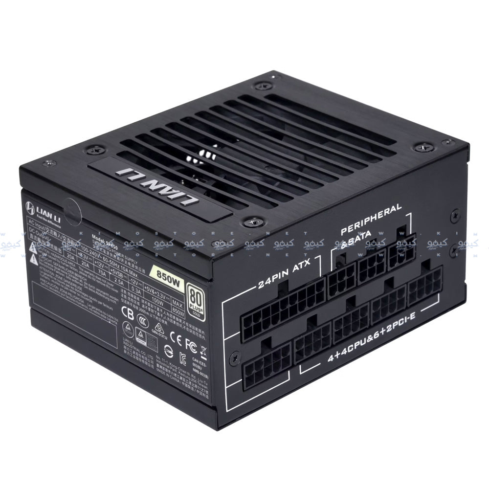 Lian Li SP850 Full Modular 850W 80 PLUS Gold Certified Power Supply - Black