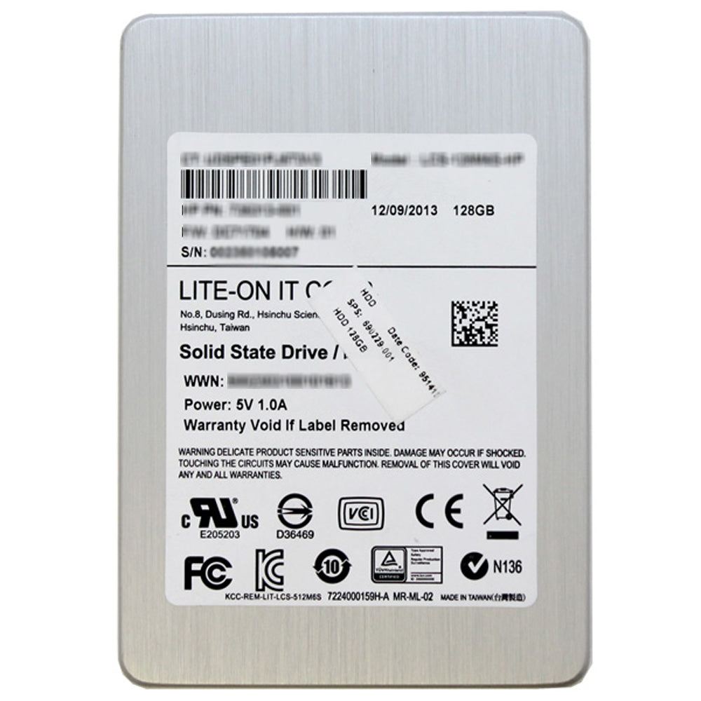 Lite-On 128GB SATA 2.5 Inch Internal SSD (Original Used)