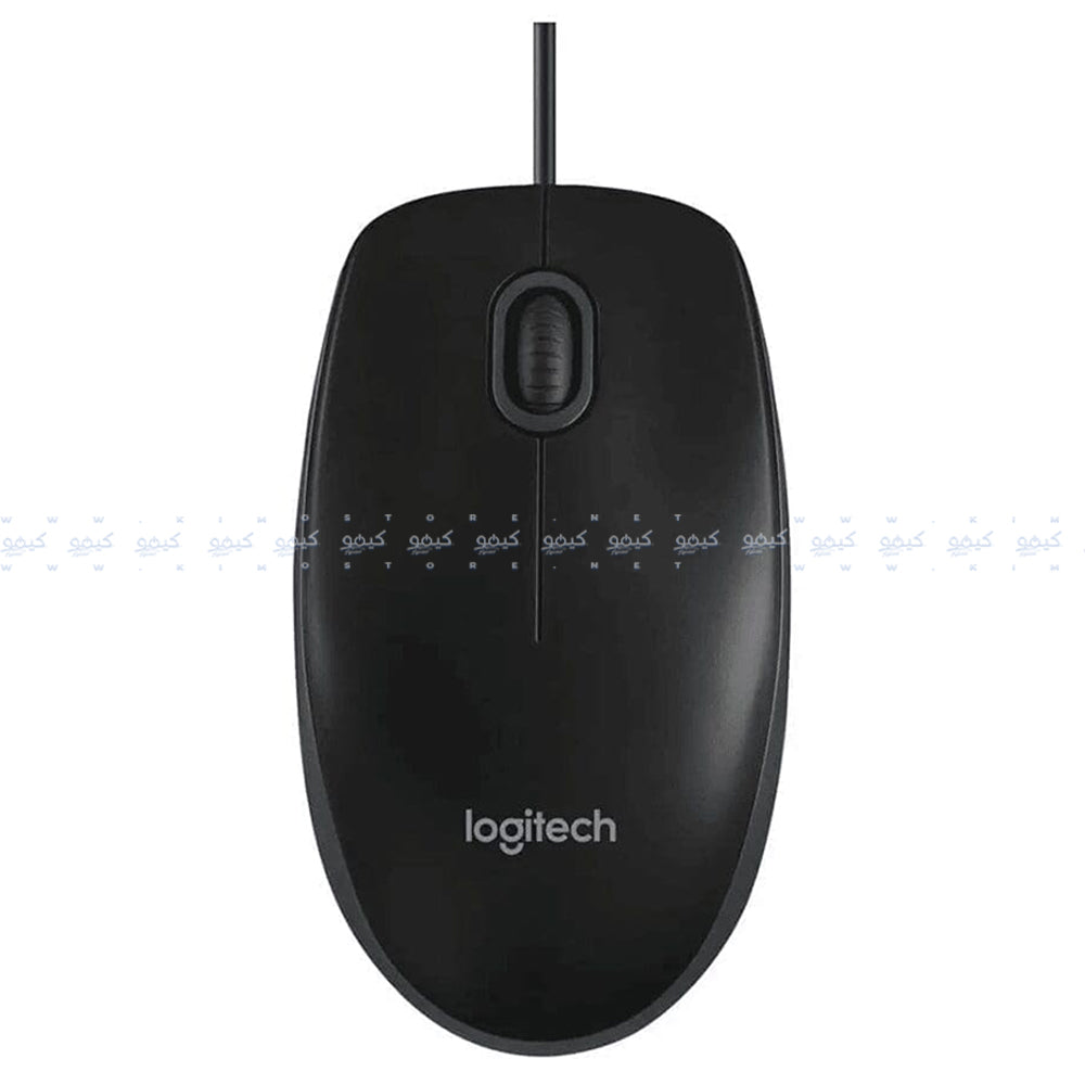 Logitech B100 Wired Mouse 1000Dpi - Black