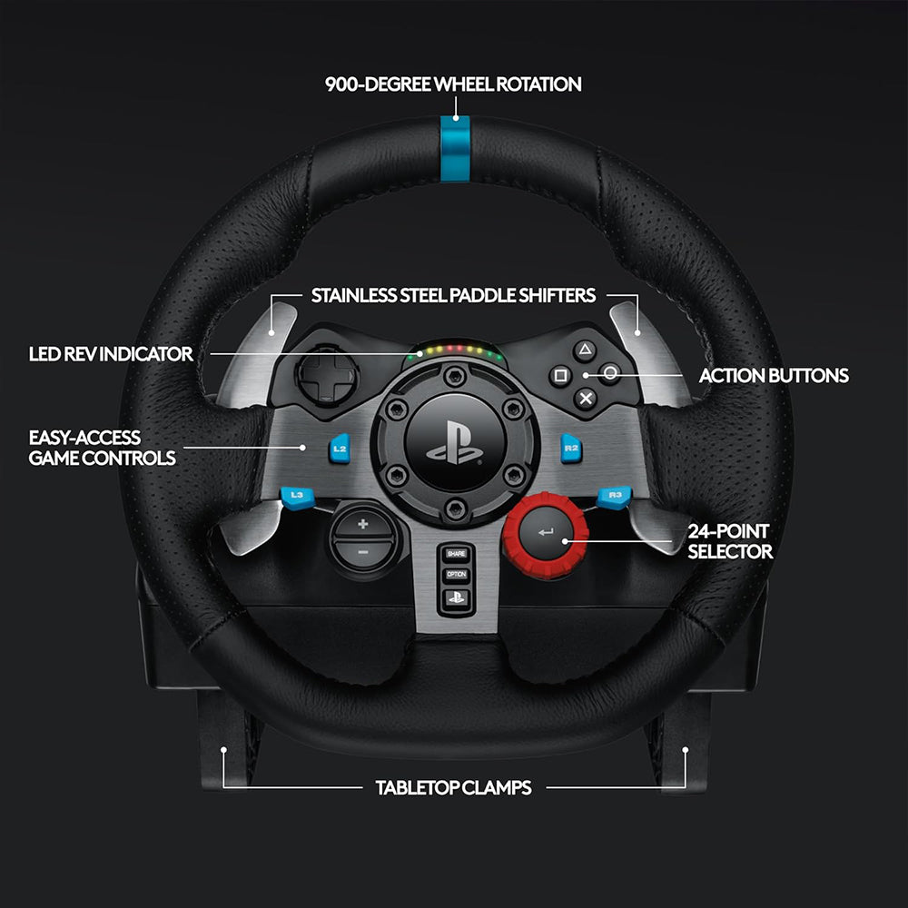Logitech G29 Driving Force Racing Wheel With G Driving Force Shifter