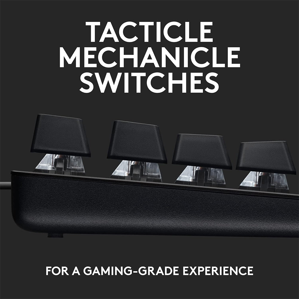 كيبورد لوجيتك سلكي جيمنج سويتش Tactile إنجليزي وعربي G413 SE