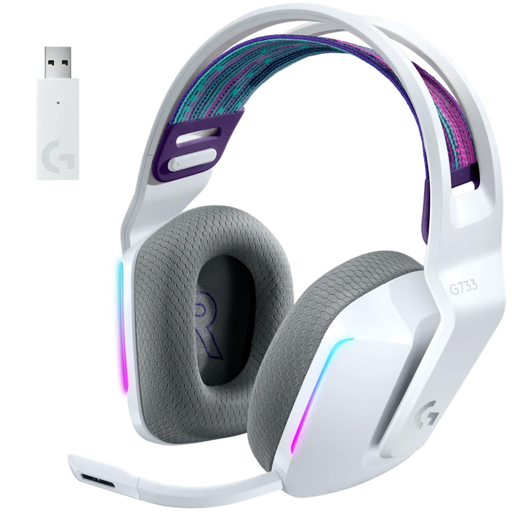 سماعة رأس لوجيتك لاسلكية RGB جيمنج G733 Lightspeed