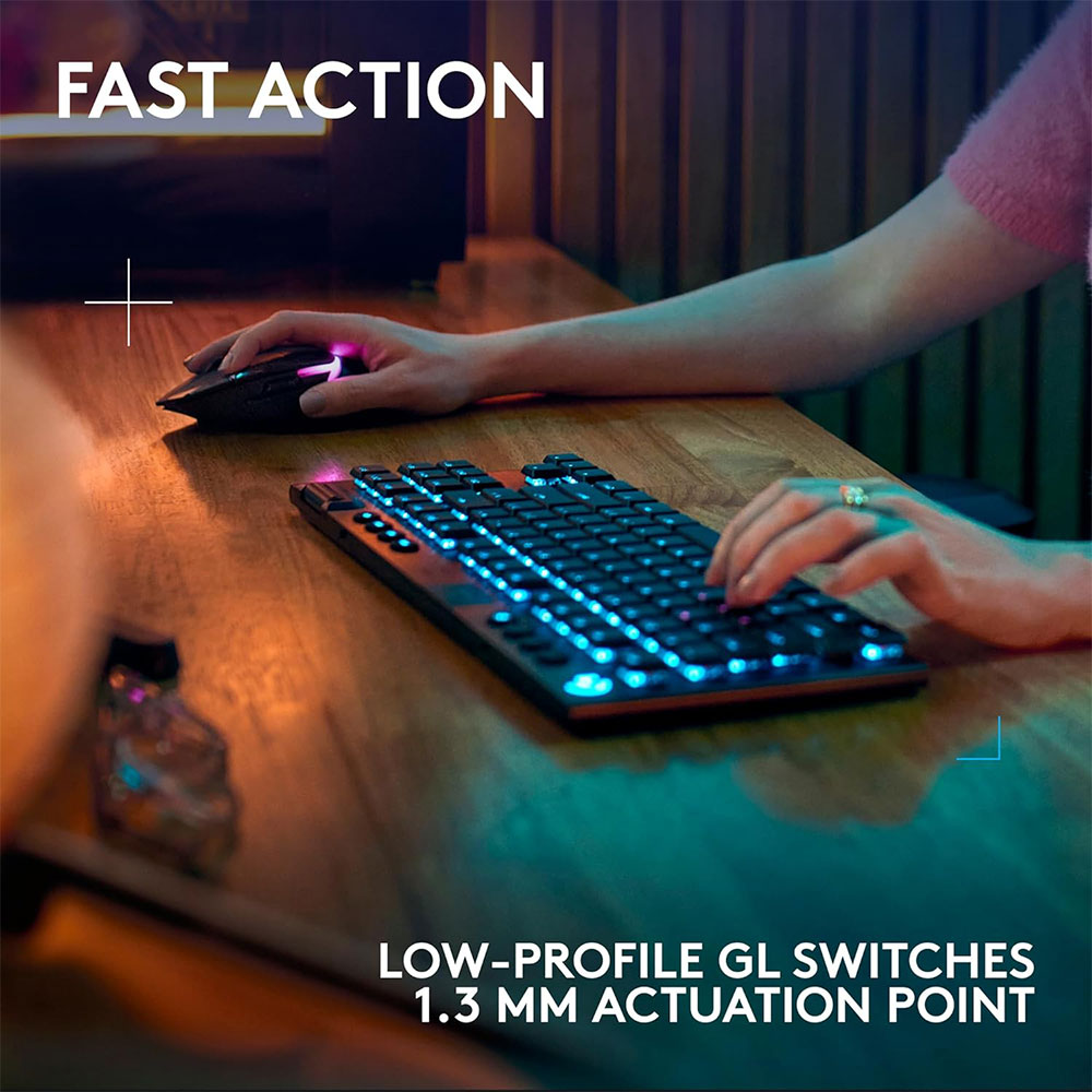 Logitech G915 X Lightspeed TKL Tactile Switch Bluetooth Wireless