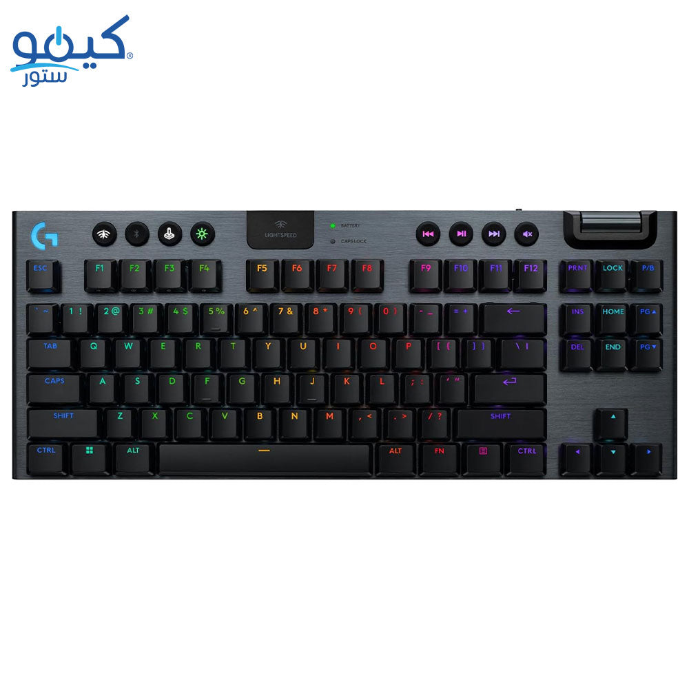 Logitech G915 X Lightspeed TKL Tactile Switch Bluetooth Wireless & Wired RGB Gaming Keyboard English - Black
