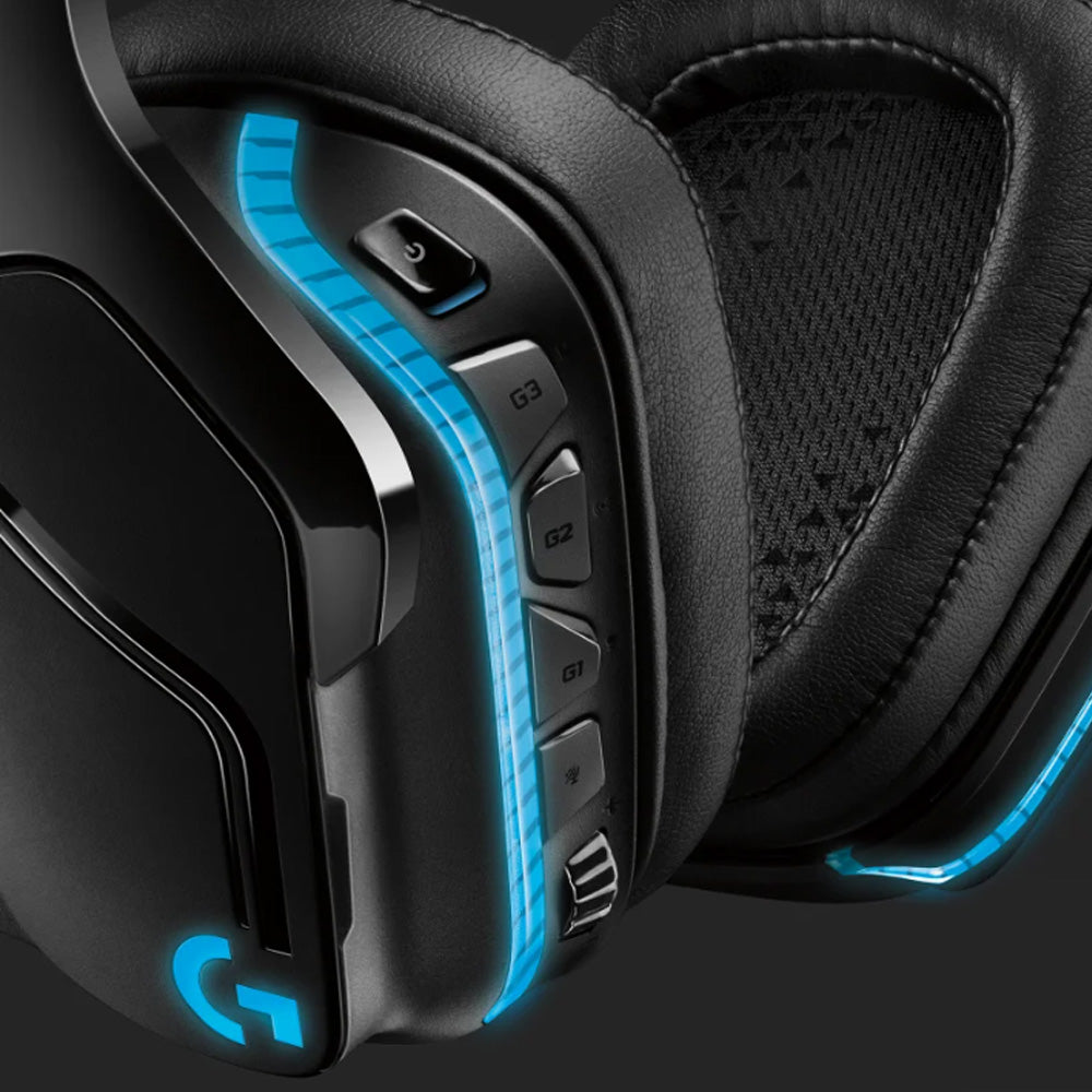 سماعة رأس لوجيتك لاسلكية RGB جيمنج 7.1 صوت محيطي G935