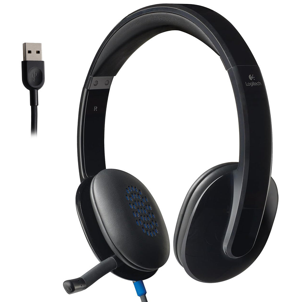 Logitech H540 Headset With Noise-Cancelling Mic - Black