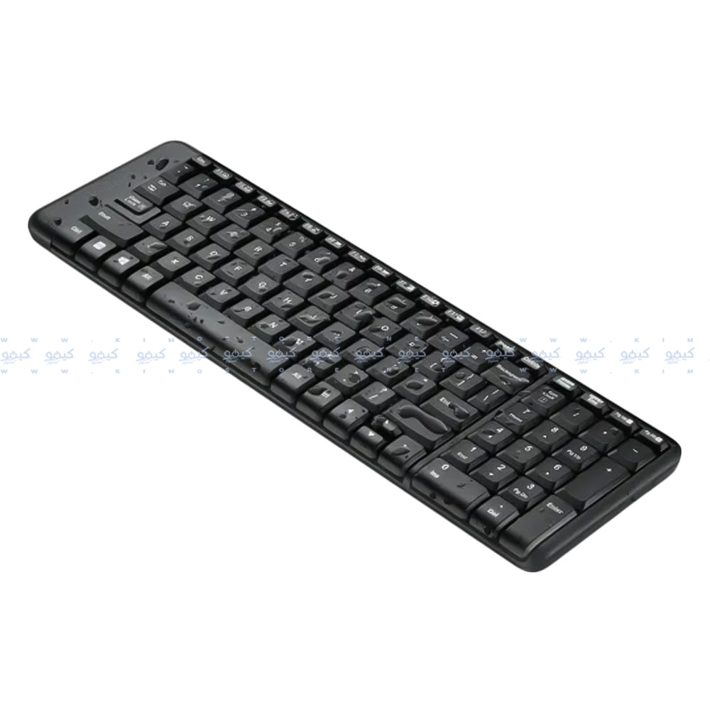 كيبورد + ماوس لوجيتك لاسلكي كومبو إنجليزي وعربي MK220