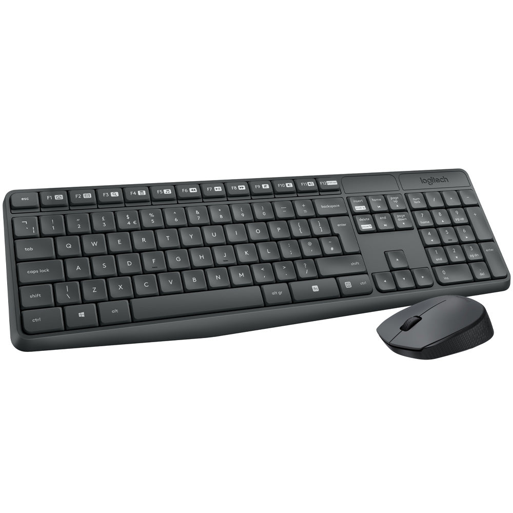 Logitech MK235 Wireless Keyboard + Mouse Combo English & Arabic