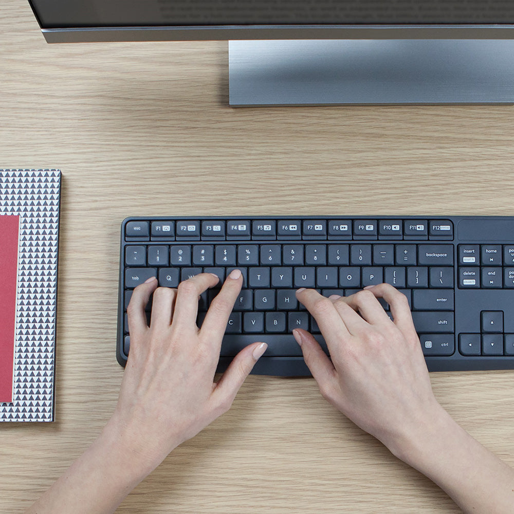 Logitech MK235 Wireless Keyboard + Mouse Combo English & Arabic