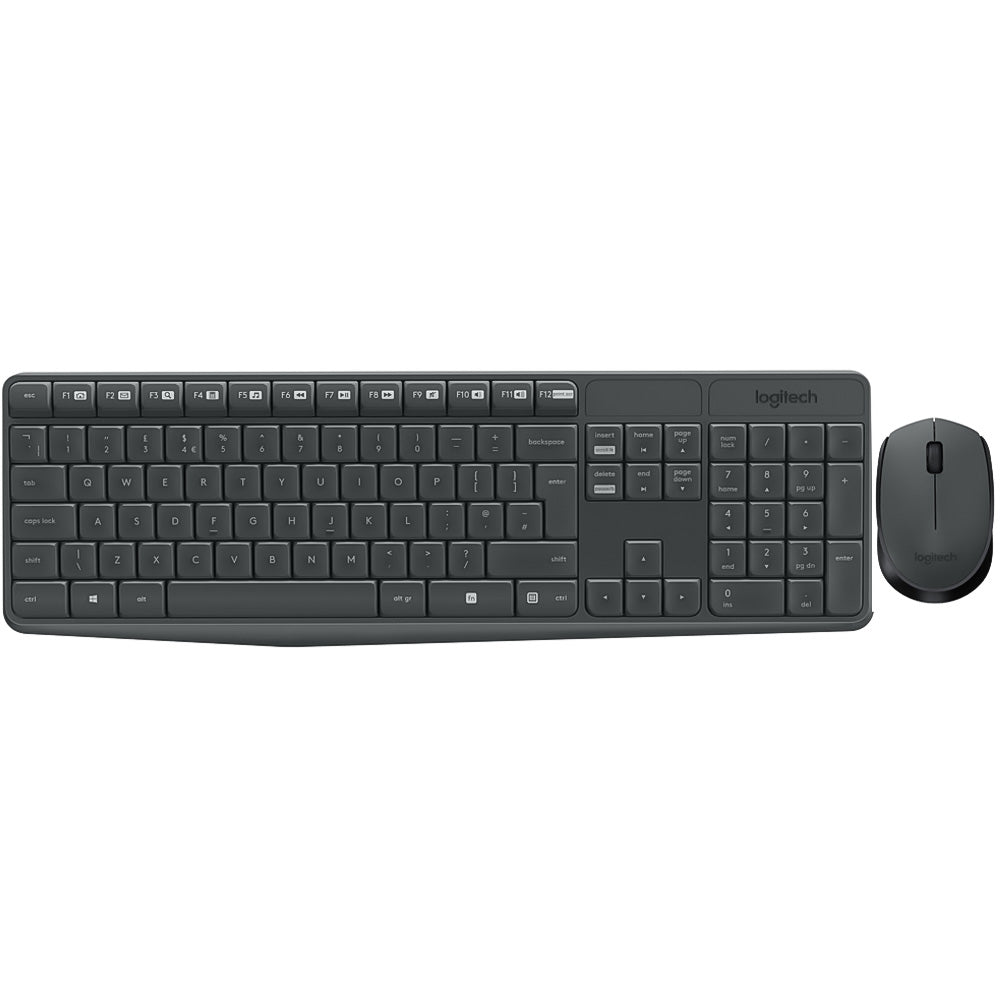 Logitech MK235 Wireless Keyboard + Mouse Combo English & Arabic