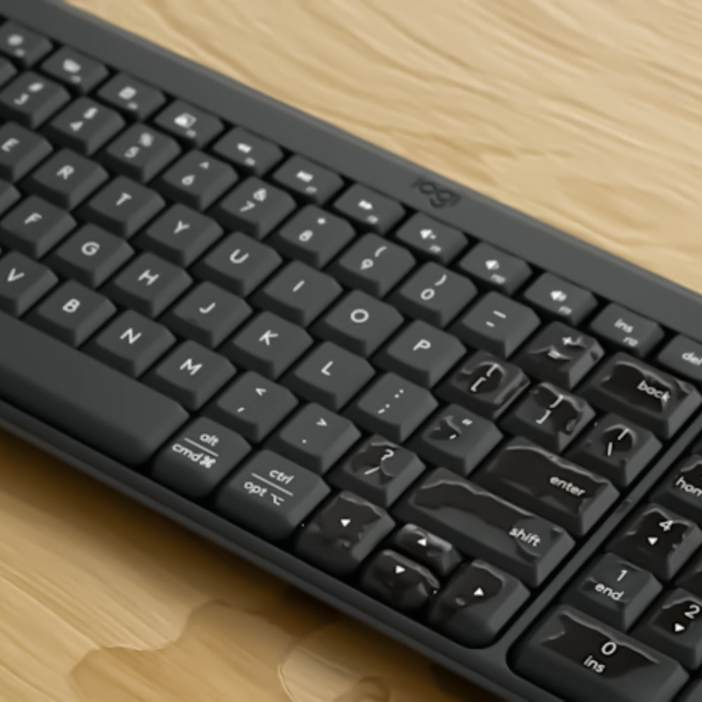 كيبورد + ماوس لوجيتك لاسلكي إنجليزي وعربي MK250 - جرافيت