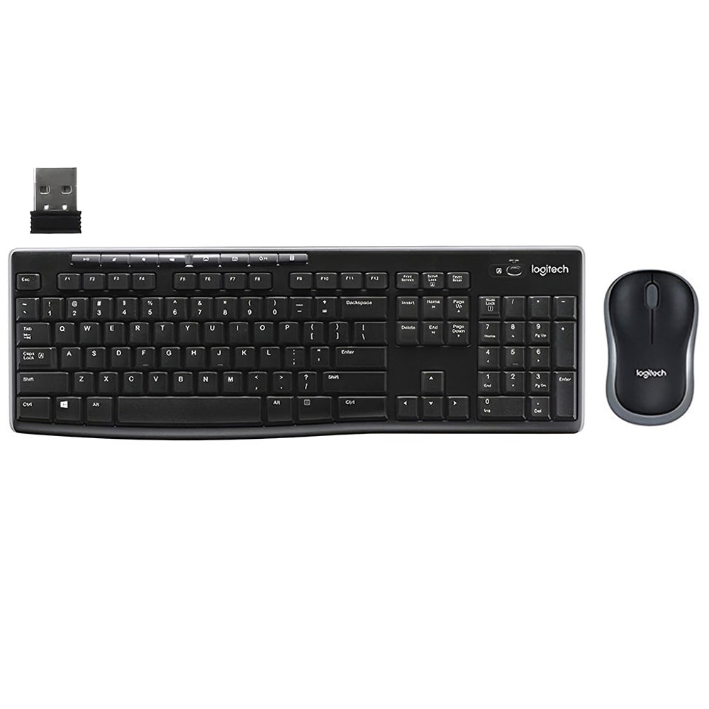 Logitech MK270 Wireless Keyboard + Mouse Combo English & Arabic
