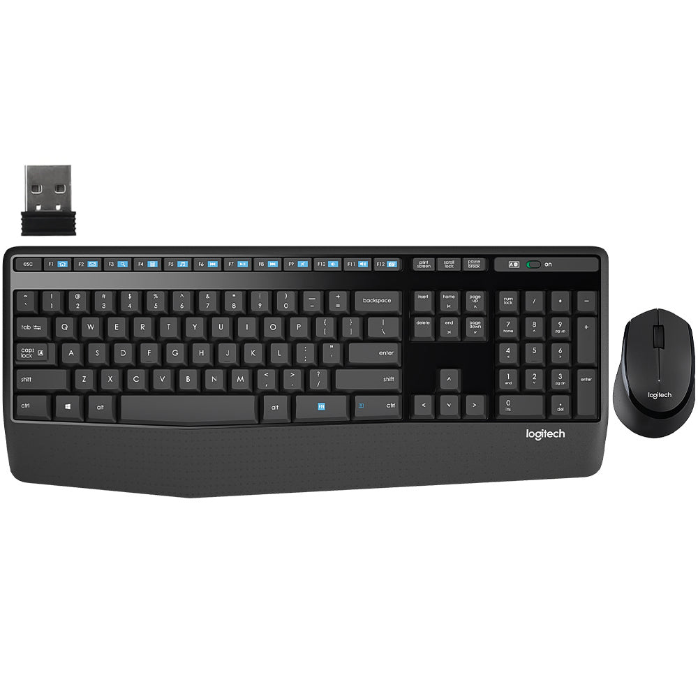 كيبورد + ماوس لوجيتك لاسلكي كومبو إنجليزي وعربي MK345 Comfort