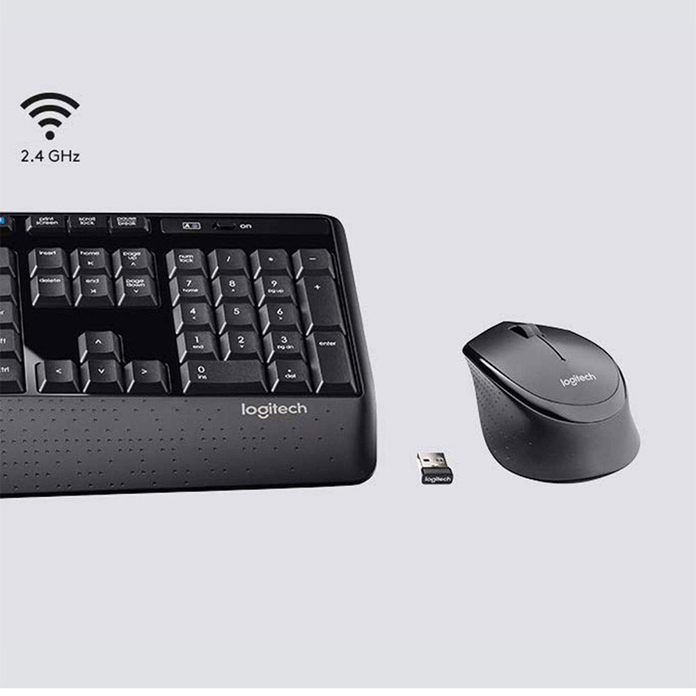 كيبورد + ماوس لوجيتك كومبو إنجليزي وعربي MK345 Comfort