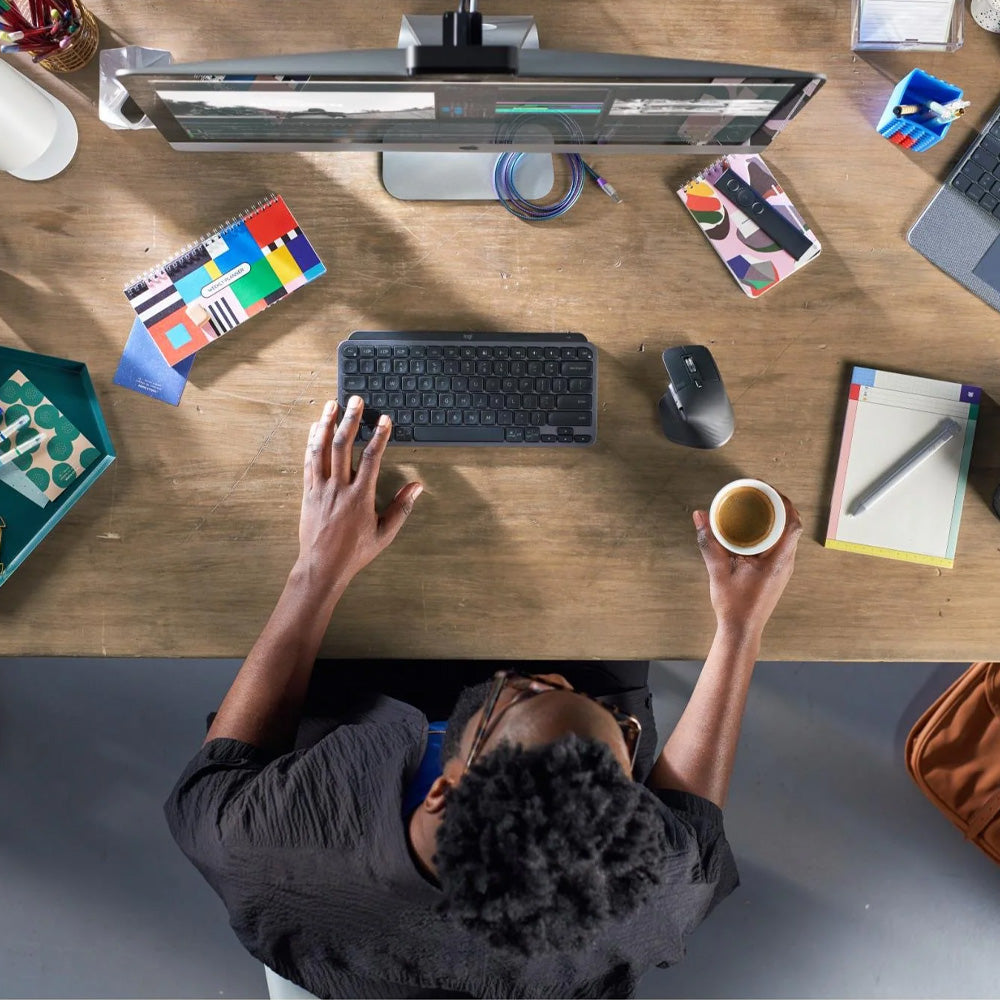 Logitech MX Keys Mini Bluetooth Wireless Keyboard English & Arabic