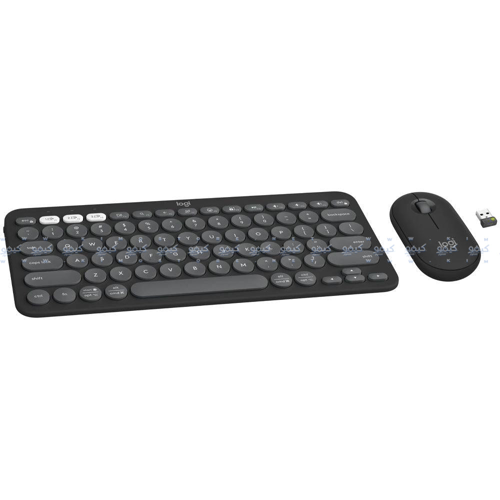 Logitech Pebble 2 Combo Bluetooth Wireless Keyboard + Mouse English & Arabic