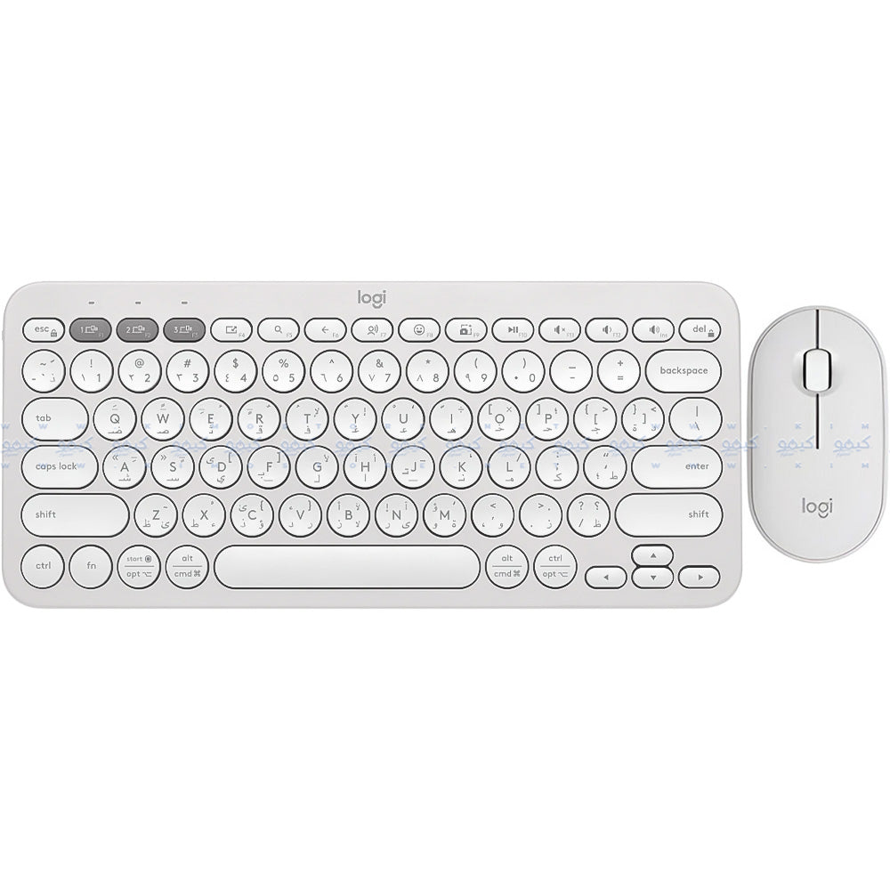 Logitech Pebble 2 Combo Bluetooth Wireless Keyboard + Mouse English & Arabic