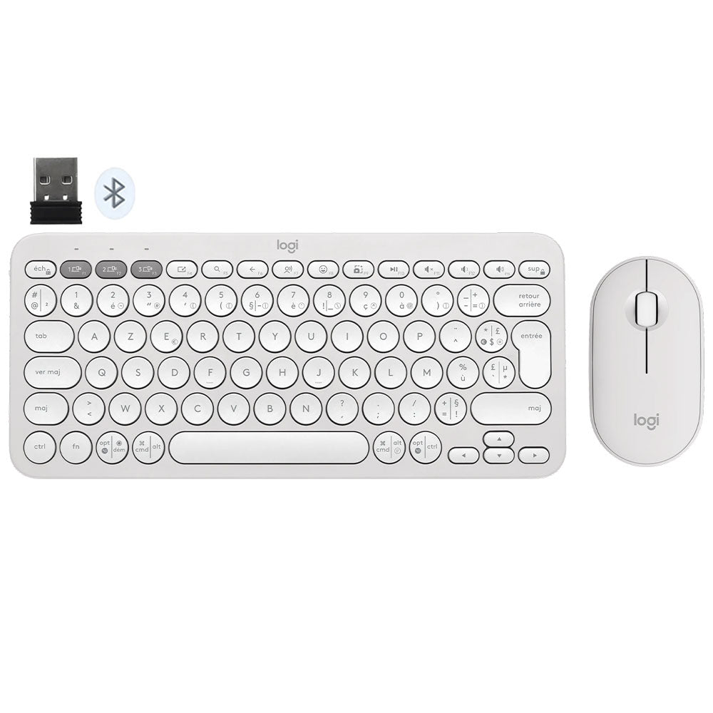 Logitech Pebble 2 Combo Dual Mode Bluetooth Wireless Keyboard + Mouse English & Arabic