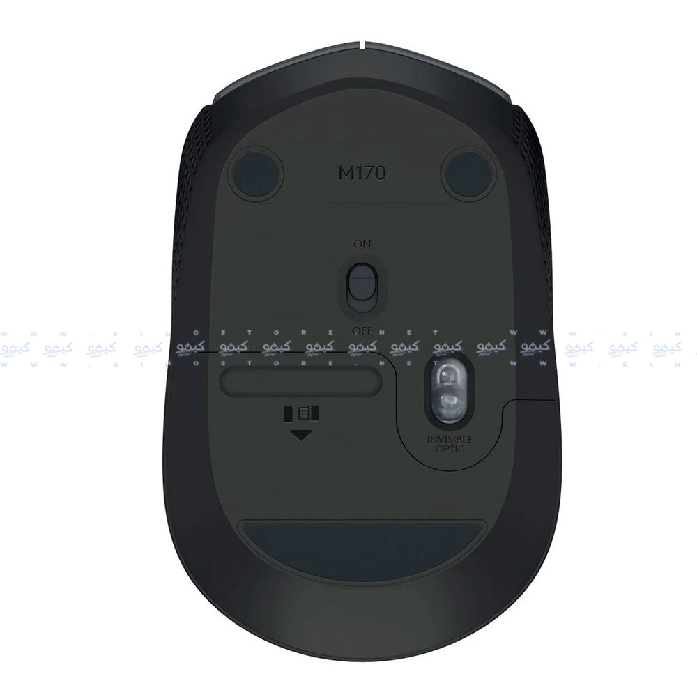 ماوس لوجيتك لاسلكي 1000 نقطة في البوصة M170 - رمادي