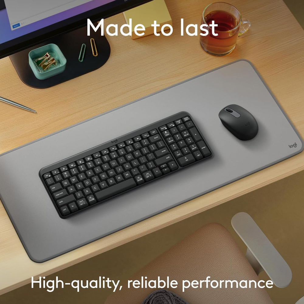 كيبورد + ماوس لوجيتك لاسلكي بلوتوث كومبو إنجليزي وعربي MK250