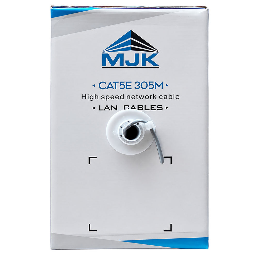 MJK Network Cable 305m Cat5E UTP - Gray