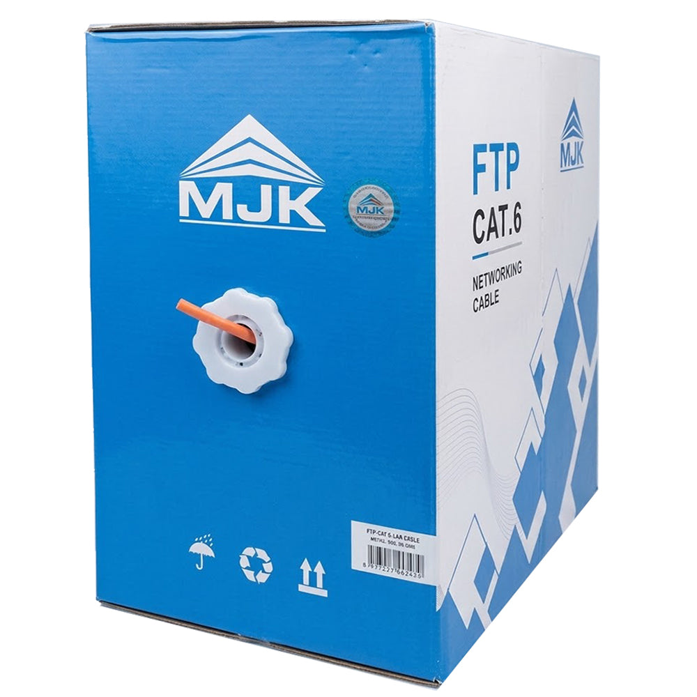 MJK Network Cable 305m Cat6 FTP - Orange