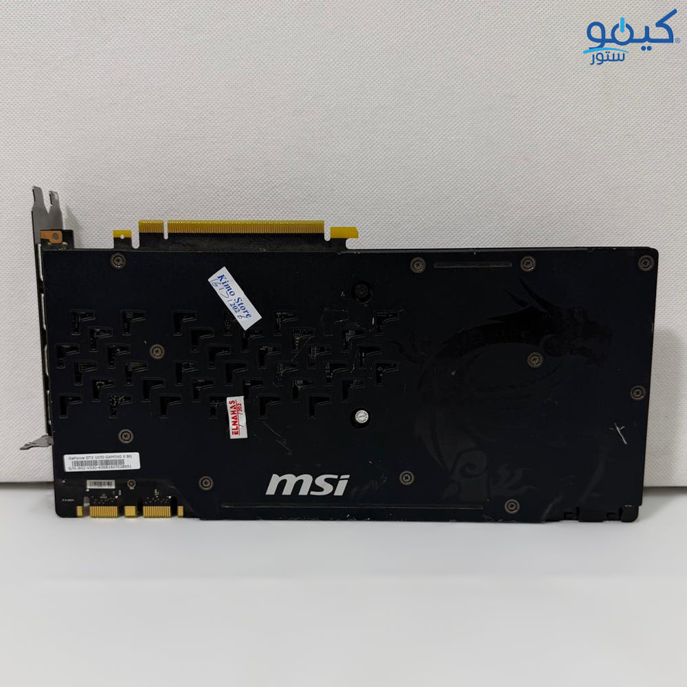 كارت شاشة إم إس أى جيمينج 8 جيجابايت GeForce GTX 1070 X GDDR5 (استعمال خارج)