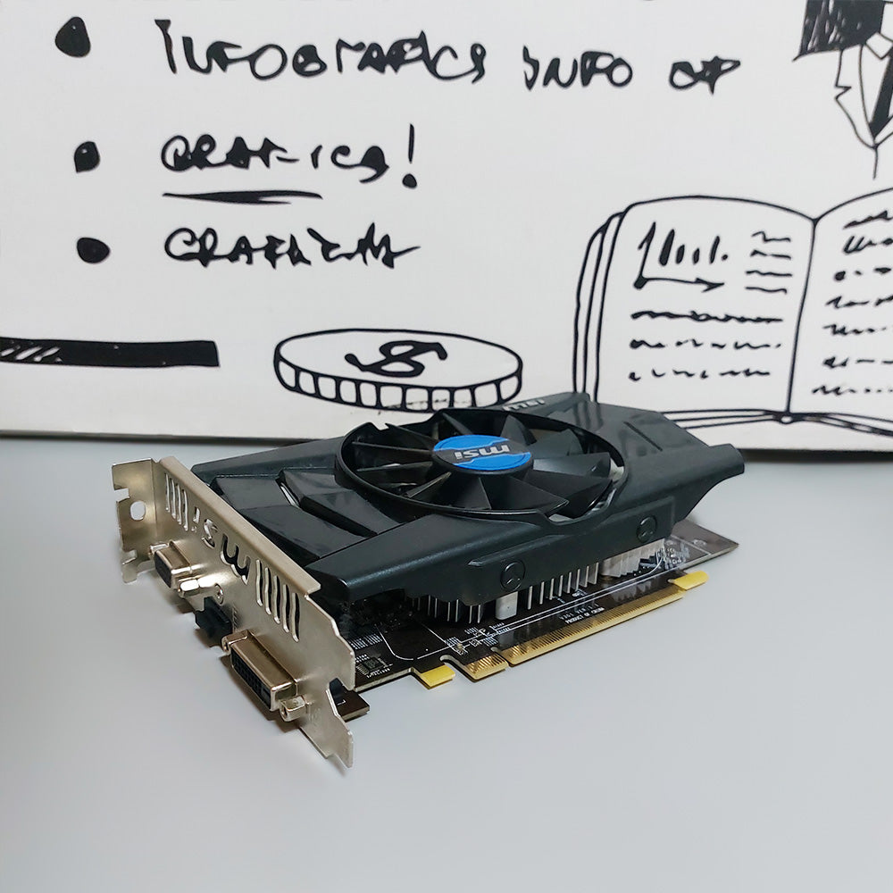 MSI AMD Radeon R7 200 2GB DDR3 Tower Graphics Card (Original Used)