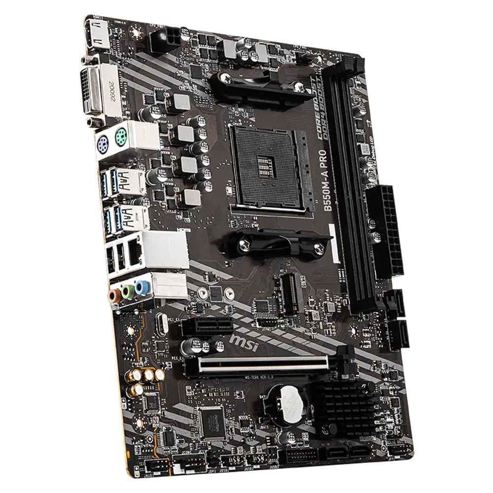 مازر بورد ام اس اى B550M-A PRO DDR4 سوكيت معالج AM4
