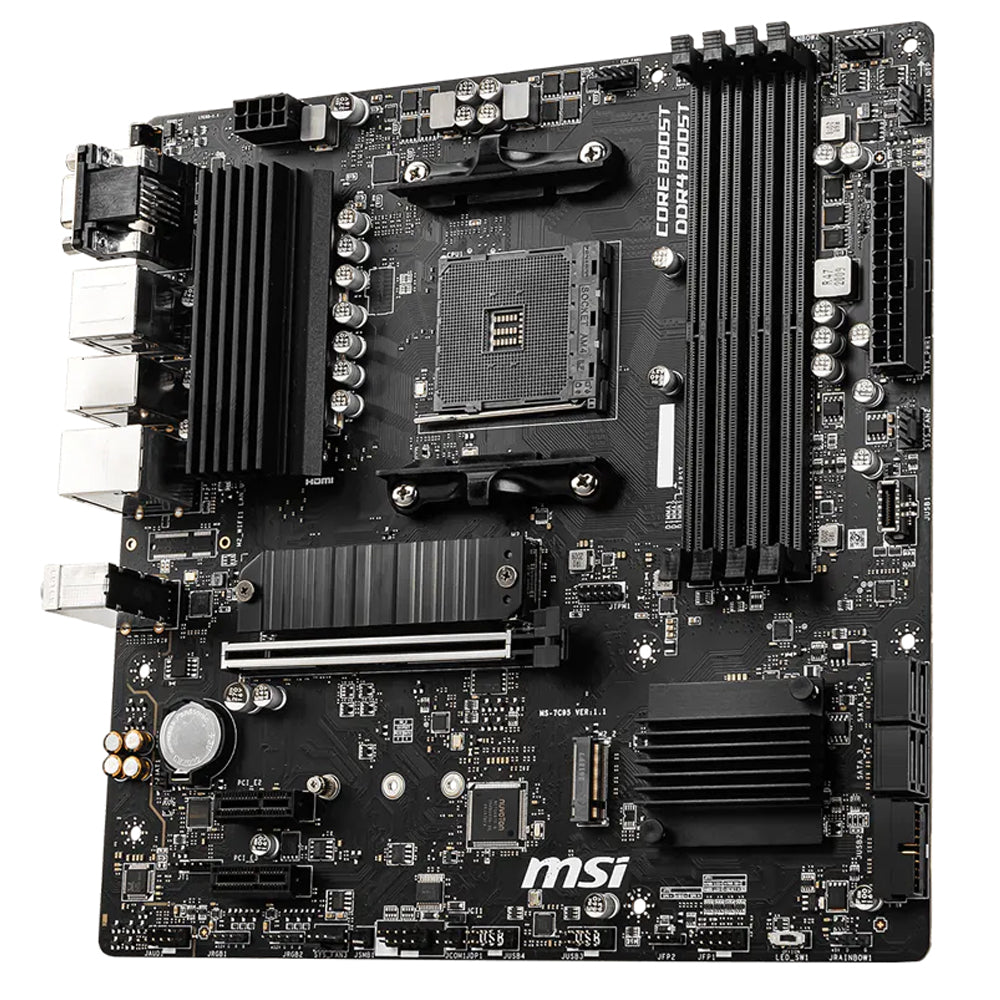 مازر بورد ام اس اى B550M PRO-VDH سوكيت معالج AM4