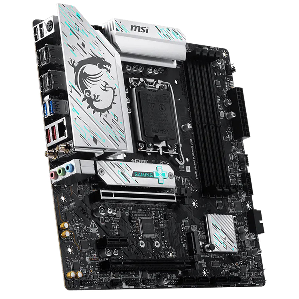 مازر بورد ام اس اي B760M GAMING PLUS WIFI GEN5 DDR5 سوكيت معالج LGA 1700
