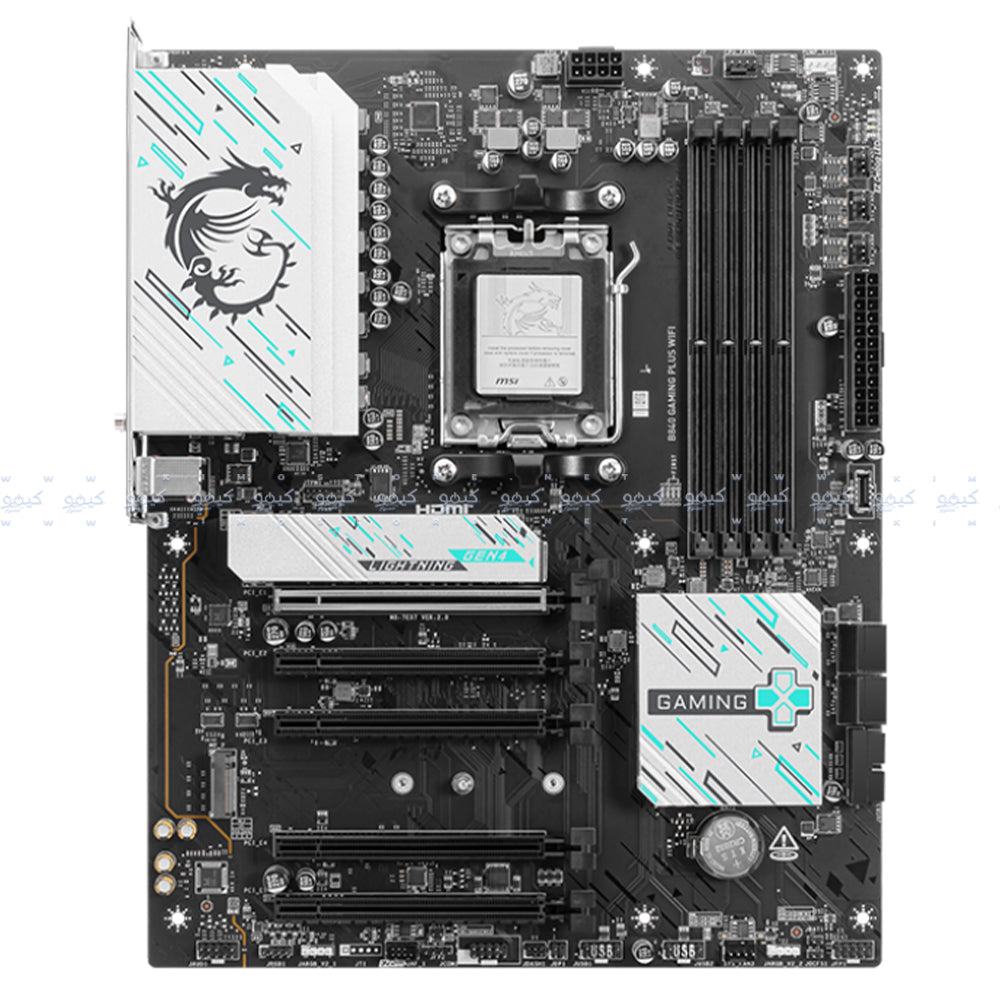 مازر بورد ام اس اي B840 GAMING PLUS WIFI DDR5 سوكيت معالج AM5