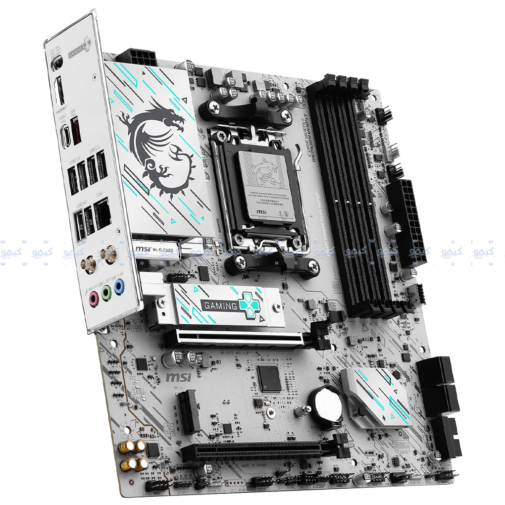 مازر بورد ام اس اي B840M GAMING PLUS WIFI6E DDR5 سوكيت معالج AM5