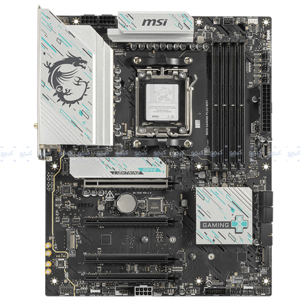 مازر بورد ام اس اي B850 GAMING PLUS WIFI DDR5 سوكيت معالج AM5
