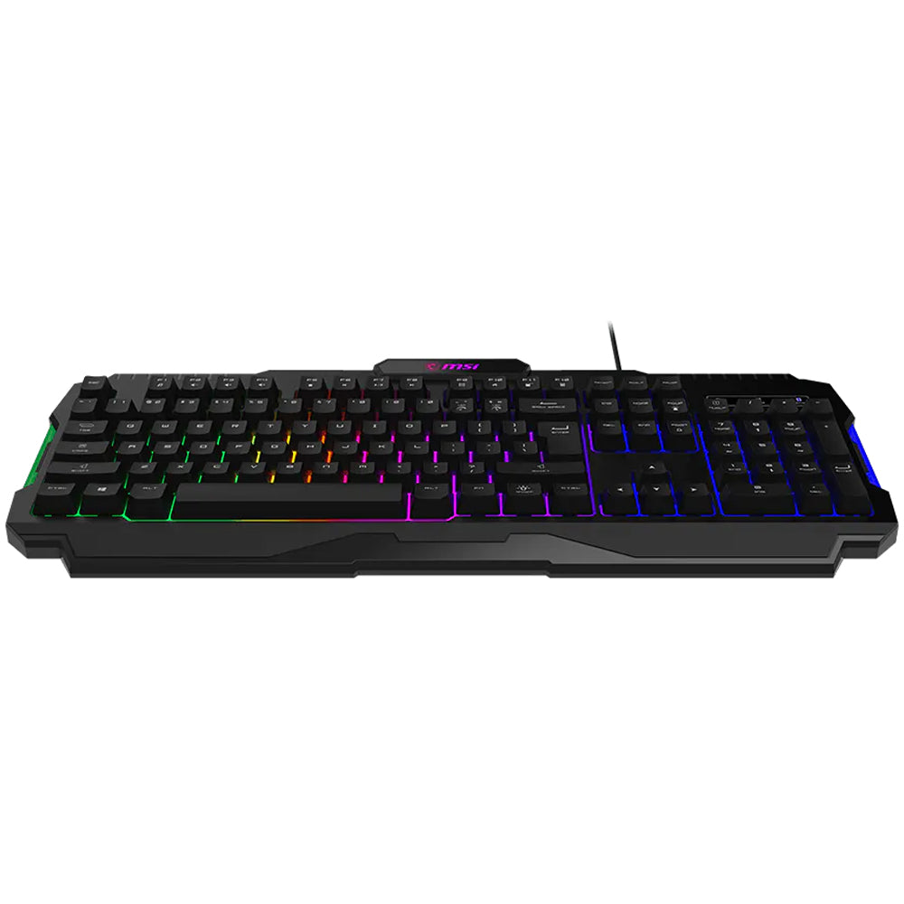 MSI Forge GK100 Wired RGB Gaming Keyboard English - Black