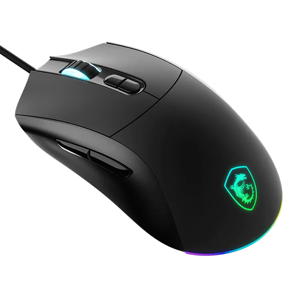 MSI Forge GM320 Wired RGB Gaming Mouse 12800Dpi