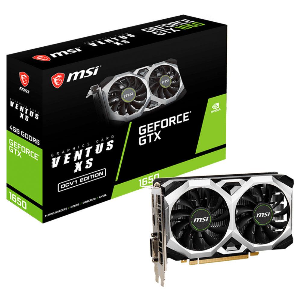 MSI GeForce GTX 1650 D6 VENTUS XS OCV1 4GB GDDR6 Graphics Card (Open Box)