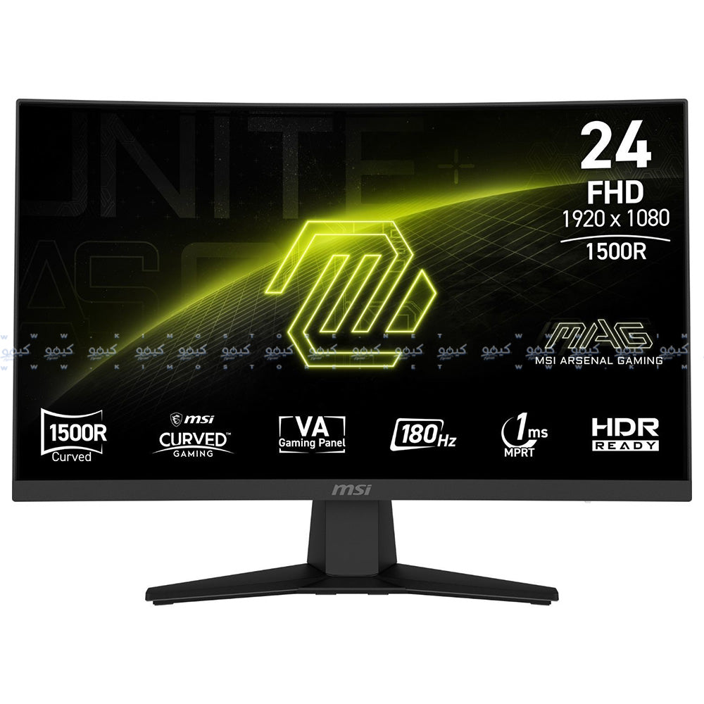 MSI MAG 244C 24 Inch VA FHD Curved Frameless Gaming Monitor 180Hz