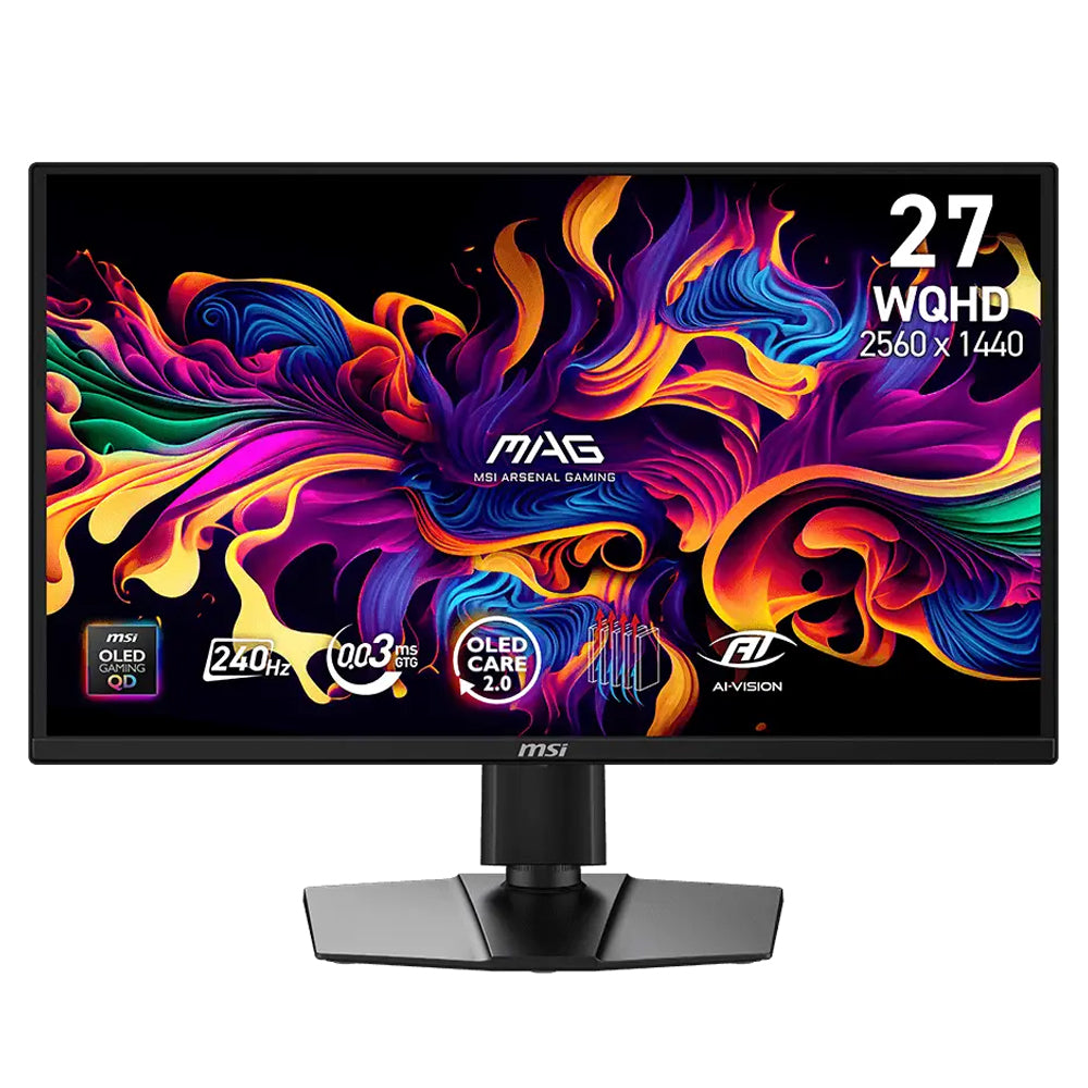 شاشة ام اس اي جيمنج 27 بوصة 240 هرتز MAG 272QP QD-OLED X24 WQH