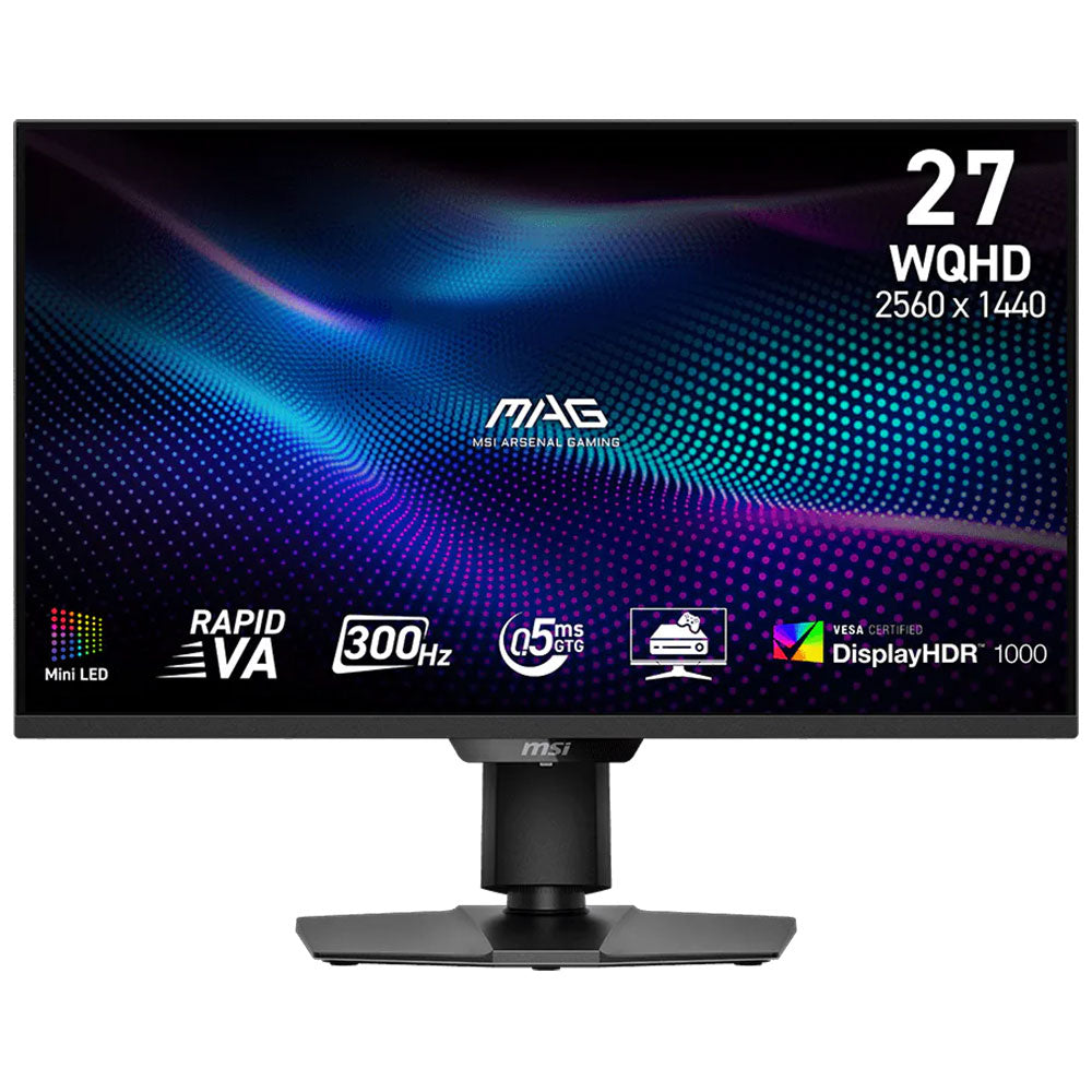 شاشة ام اس اي جيمنج بدون إطار 27 بوصة 300 هرتز MAG 274QPF X30MV VA WQHD