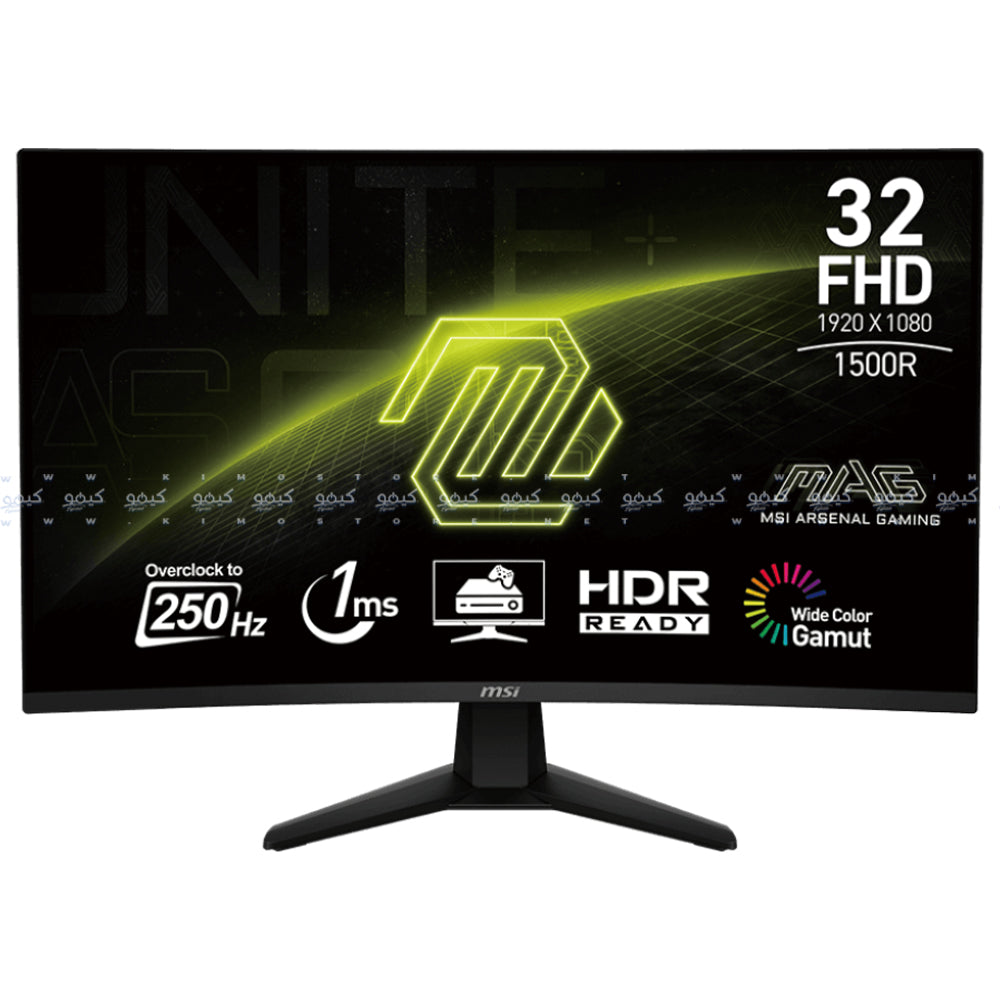 MSI MAG 32C6X 32 Inch VA FHD Curved Frameless Gaming Monitor 250Hz