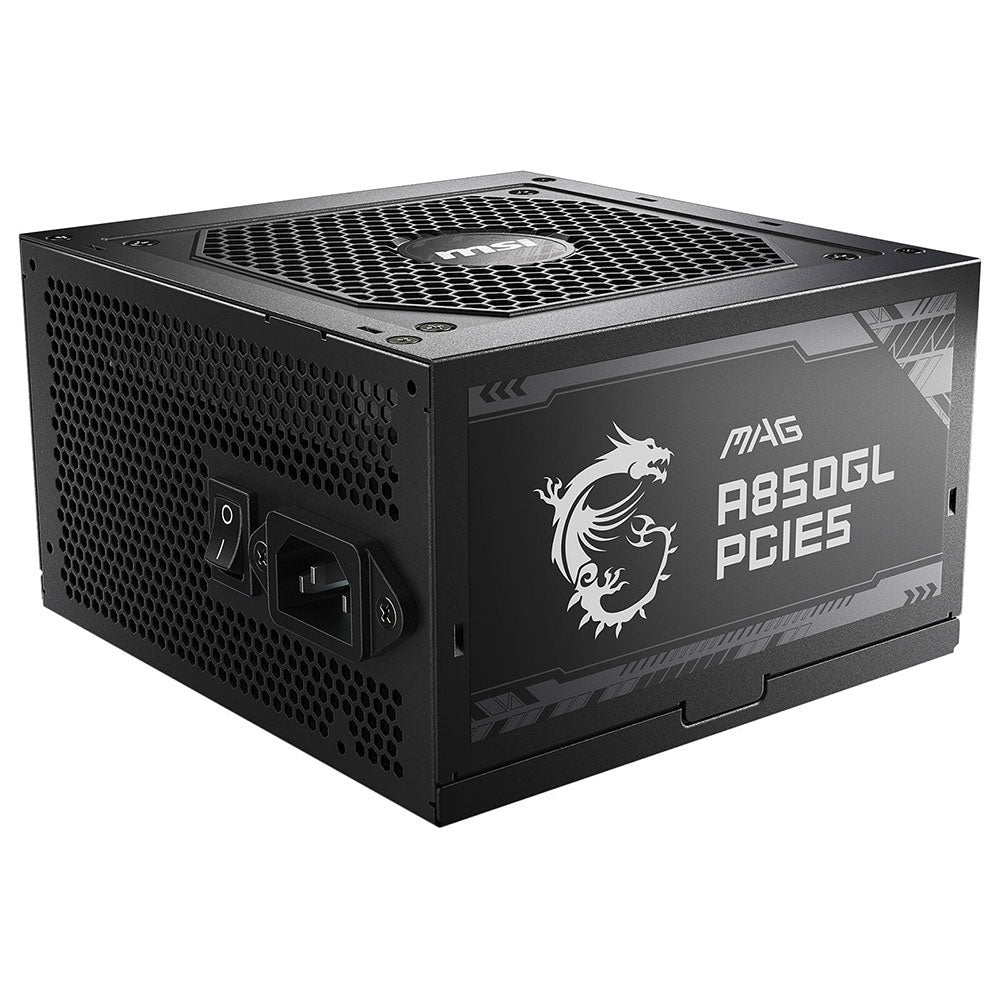 MSI MAG A850GL PCIE5 850W 80 PLUS Gold Certified Power Supply