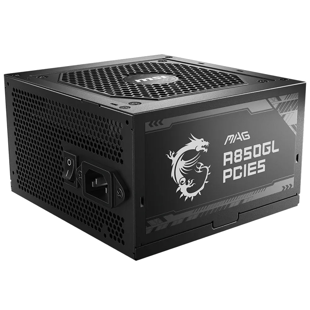 MSI MAG A850GL PCIE5 850W 80 PLUS Gold Certified Power Supply