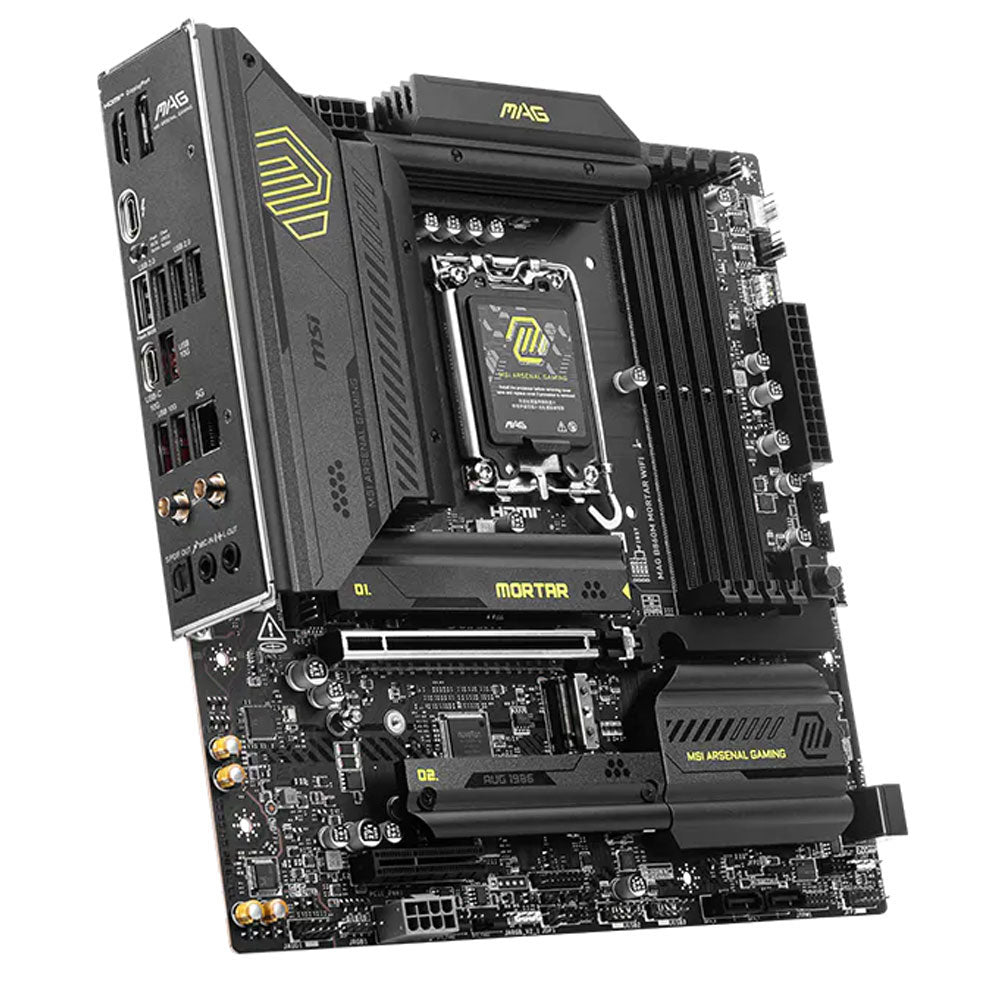 مازر بورد ام اس اى MAG B860M MORTAR WIFI DDR5 سوكيت معالج