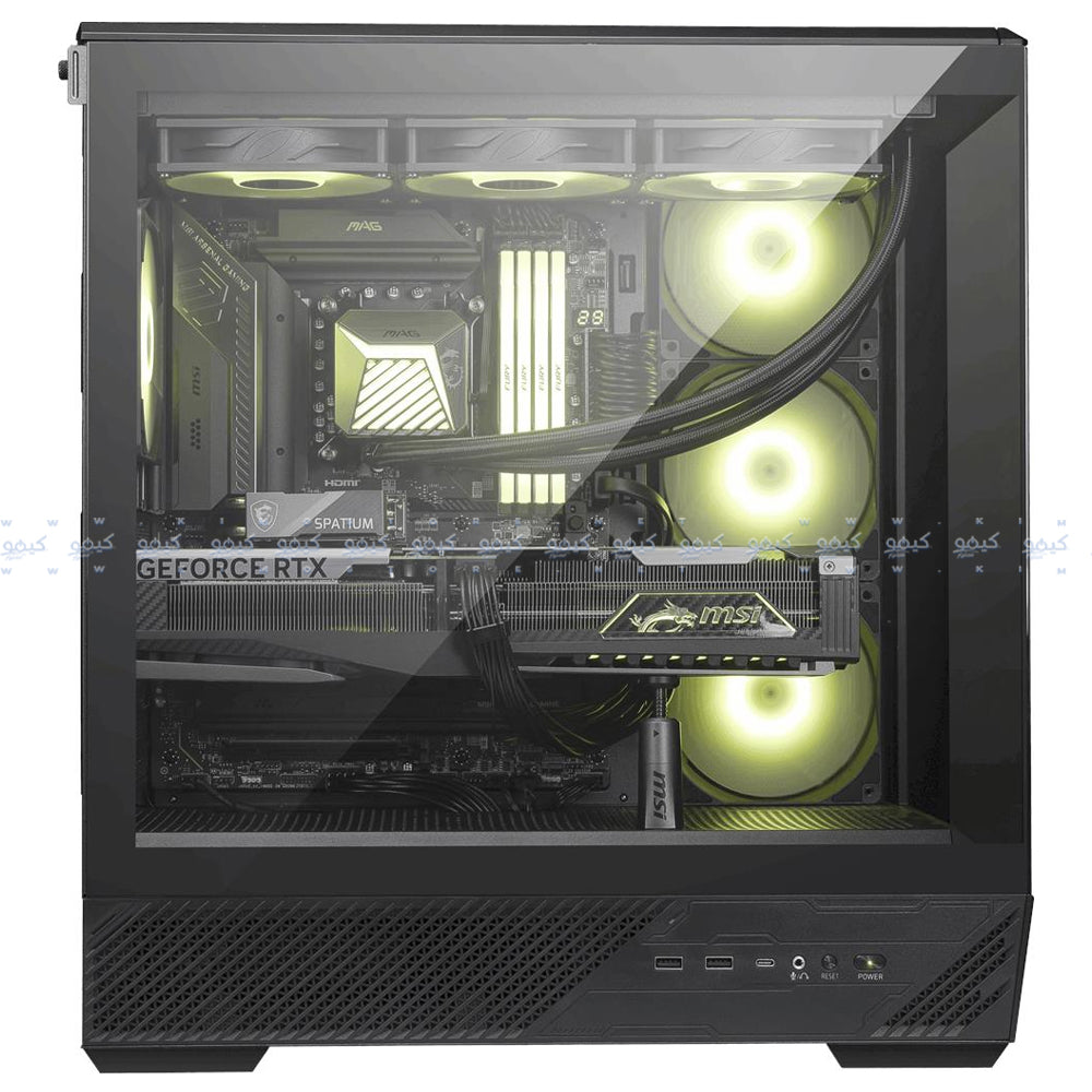 كيس ميد تاور ام اس اي ARGB جيمنج MAG PANO 130R PZ