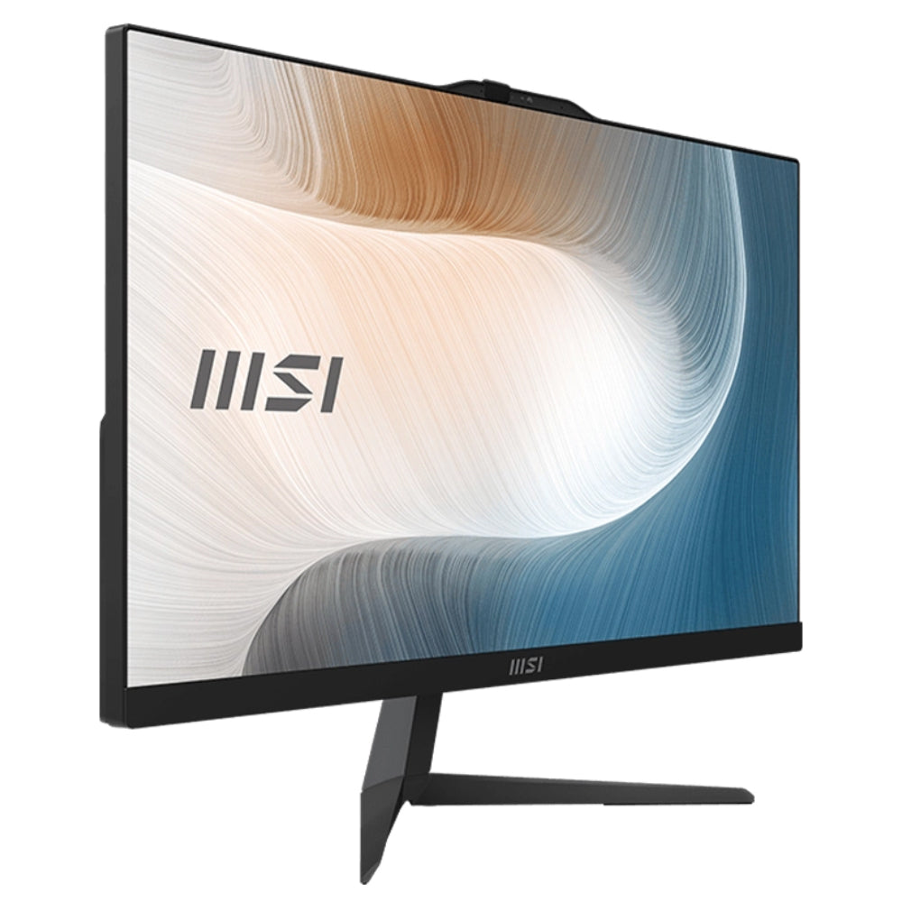 الكل في واحد ام اس اي Modern AM242 12M-805EG (إنتل كور i5-1235U - رام 16 جيجابايت - هارد 512 جيجابايت M.2 NVMe - انتل Iris Xe جرافيكس - شاشة 23.8 بوصة FHD IPS - كاميرا ) - اسود