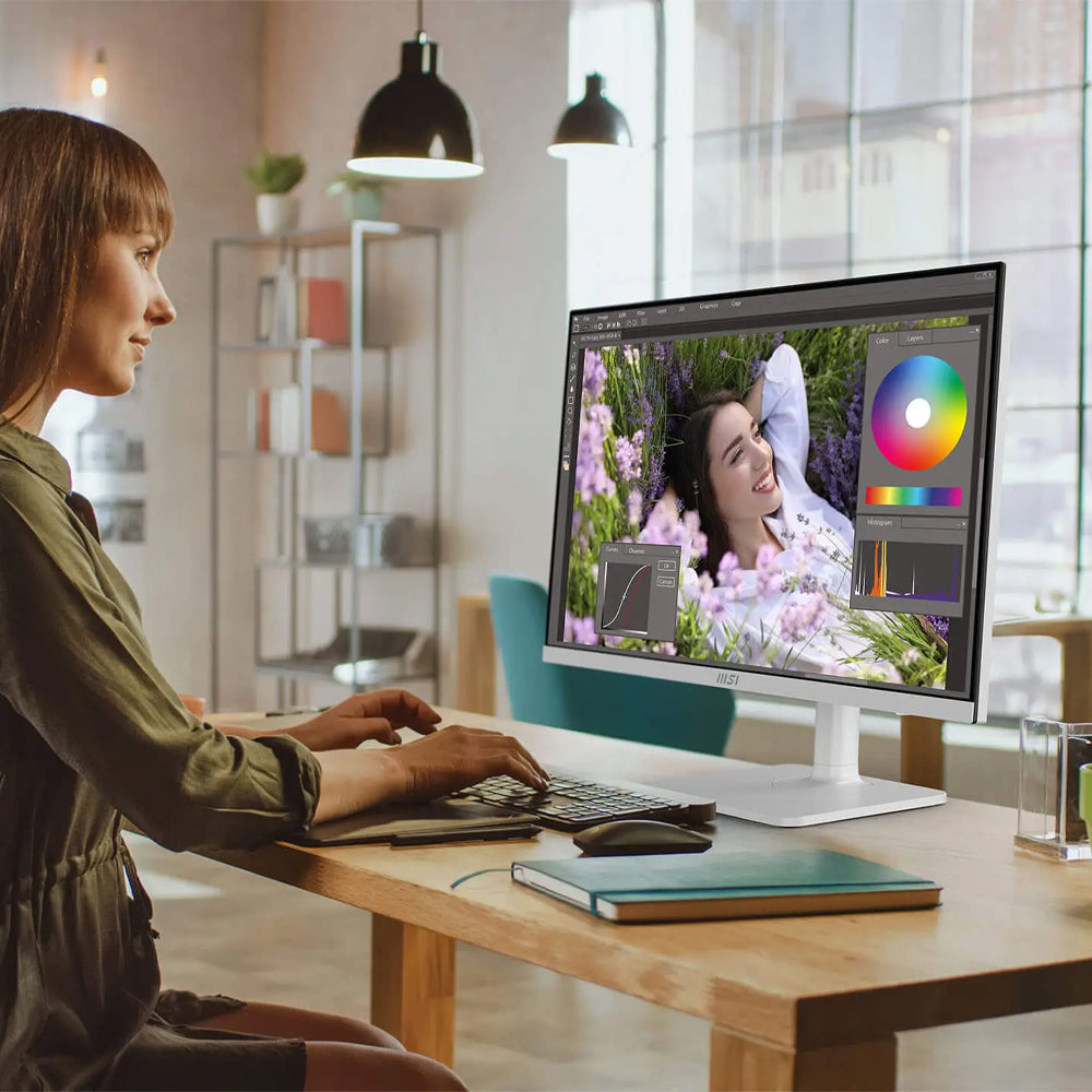 MSI Modern MD272UPHW 27 Inch IPS UHD Monitor 60Hz