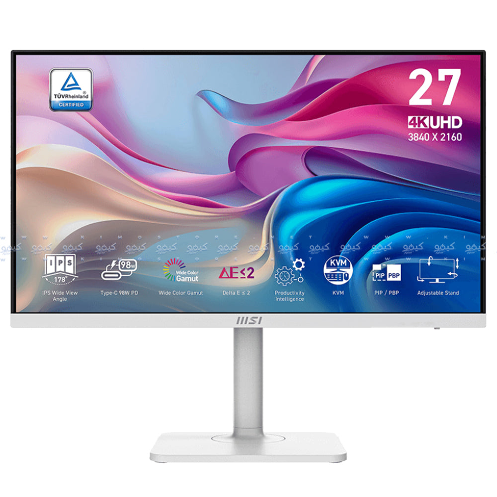 MSI Modern MD272UPHW 27 Inch IPS UHD Monitor 60Hz